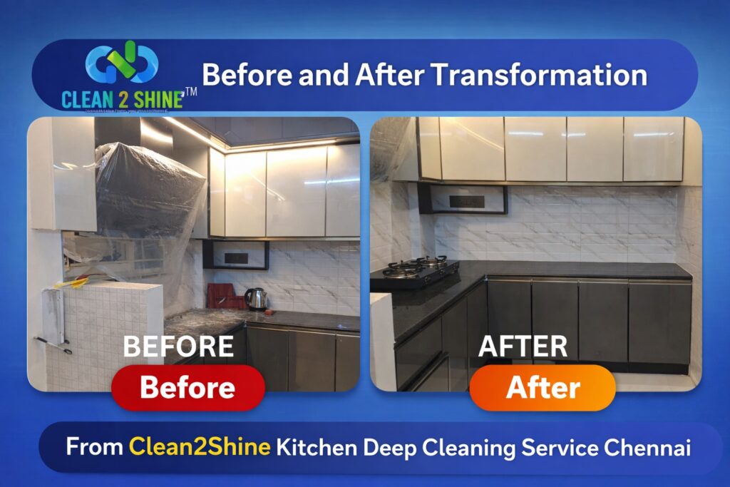 Kitchen deep cleaning