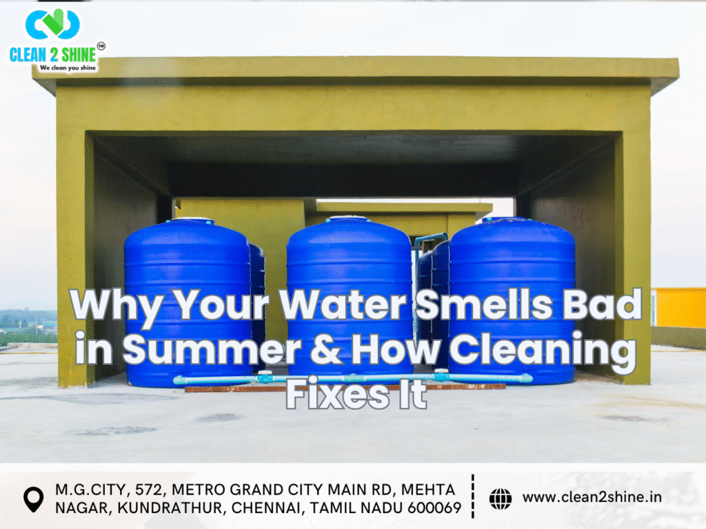 Why Your Water Smells Bad in Summer & How Cleaning Fixes It