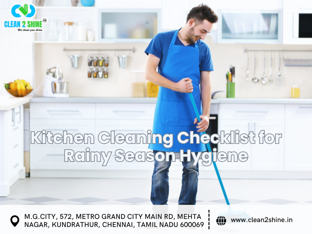 Kitchen Cleaning Checklist for Rainy Season Hygiene