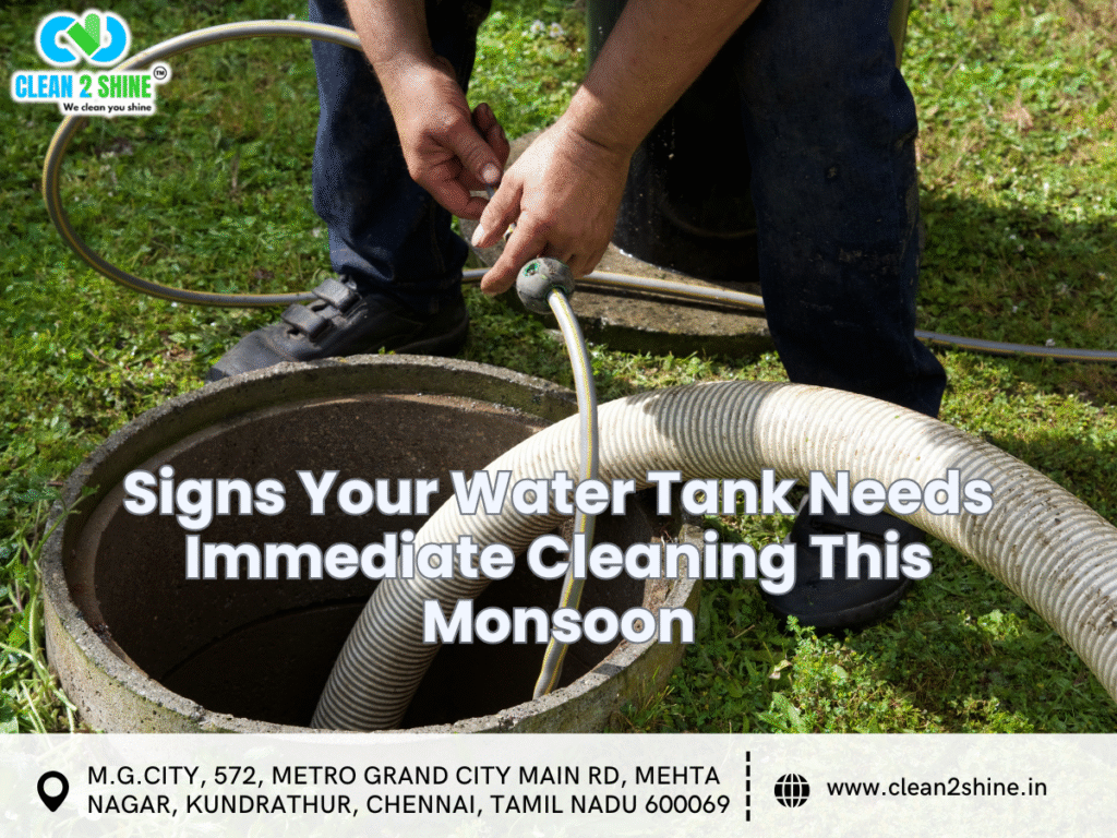 Signs Your Water Tank Needs Immediate Cleaning This Monsoon